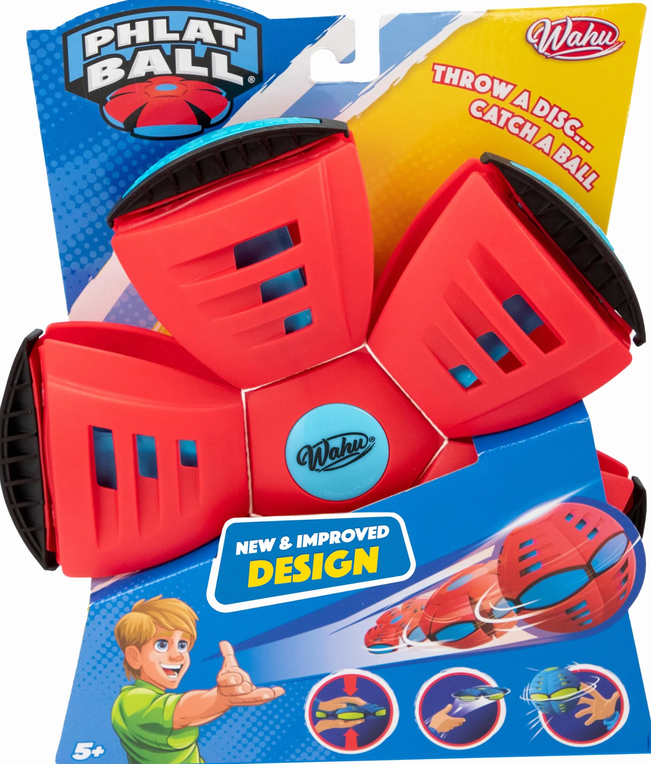 WAHU Phlat Ball Large czerwona 23 cm zabawka dla dzieci na świeżym powietrzu