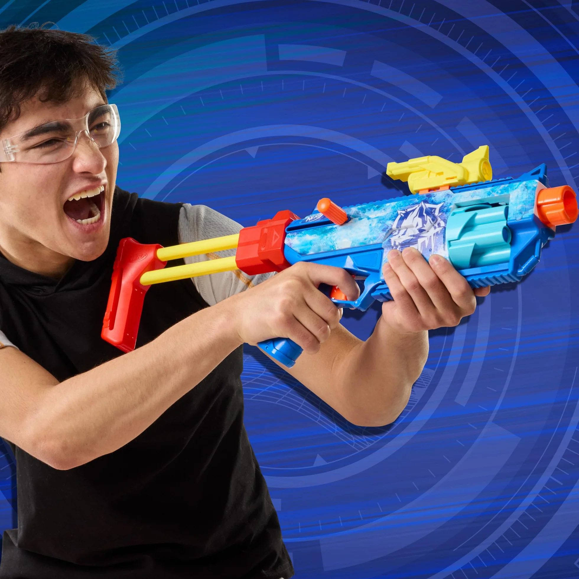 Nerf Wyrzutnia Loadout FrostFusion i 30 Strzałek N1