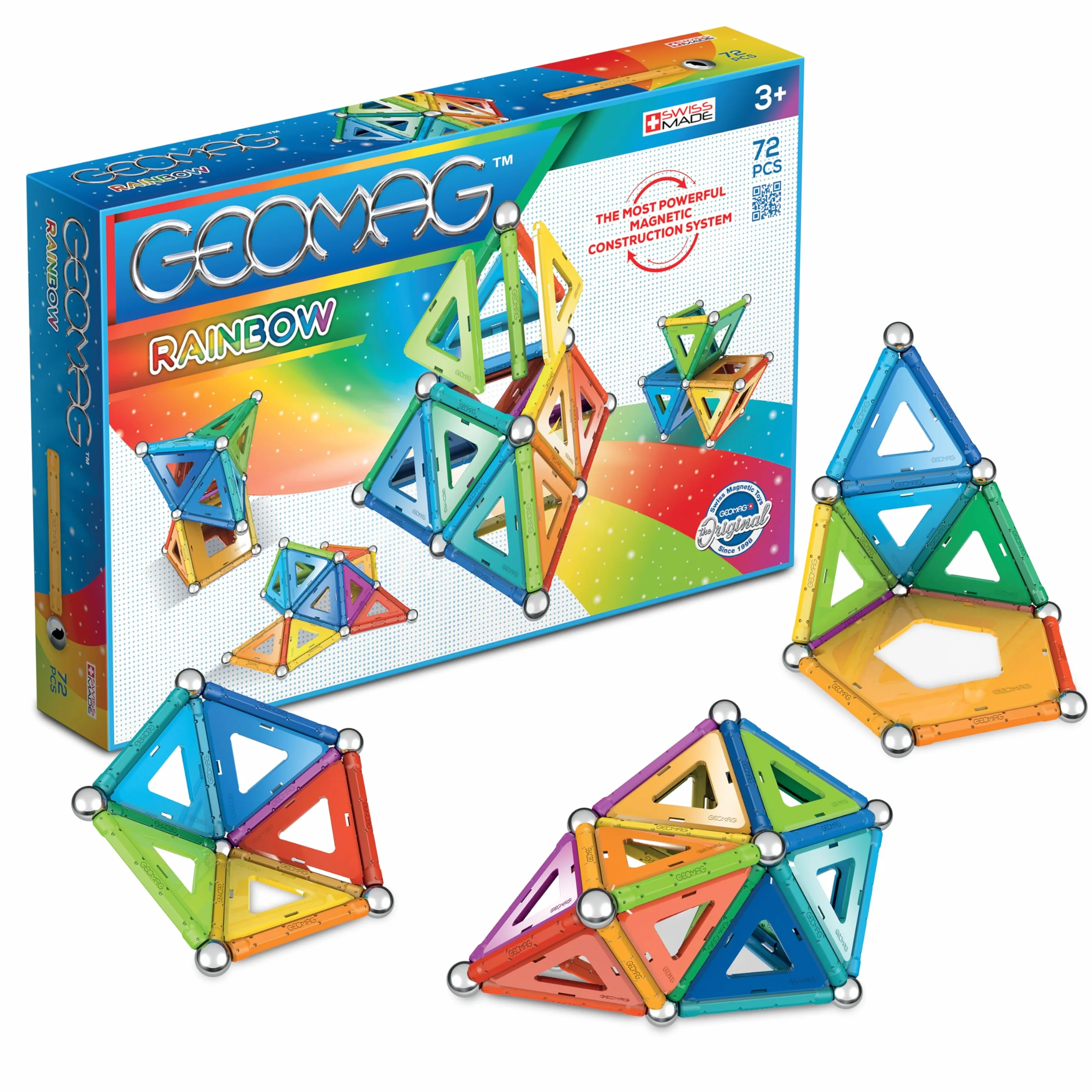 Geomag 371 Klasyczny Zestaw Budynków, Wielokolorowy
