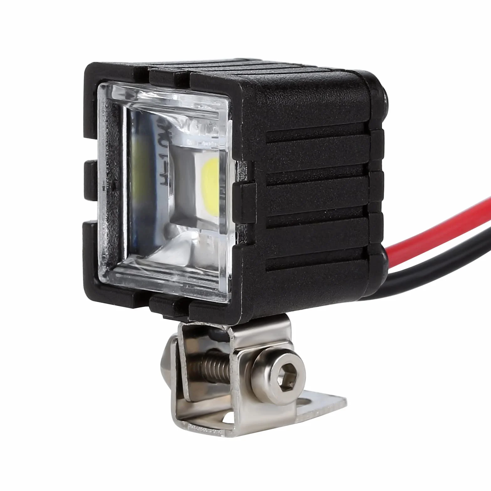 INJORA RC Reflektory RC LED Lights dla 1:10 RC Crawler Axial TRX4 TRX6 SCX10 90046 Wraith RR10 MST Redcat (kwadratowy)
