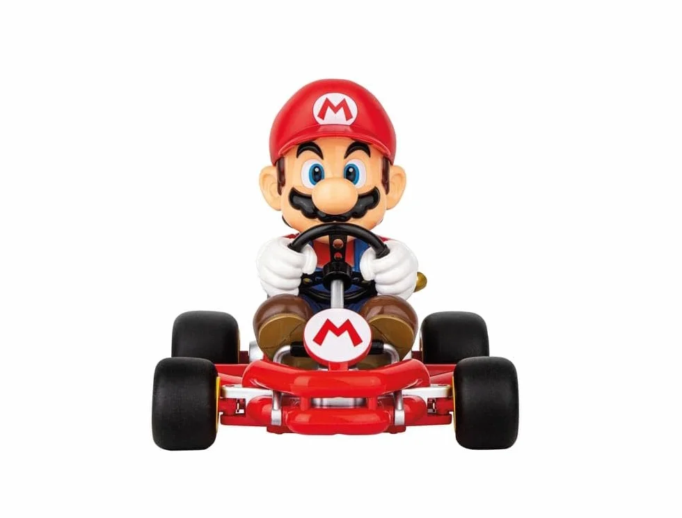 Carrera 370200989P RC 2,4 GHz Mario Kart Pipe Kart Mario RC pojazd oficjalnie licencjonowany autentyczne wzornictwo dla fanów Nintendo samochód zdalnie sterowany
