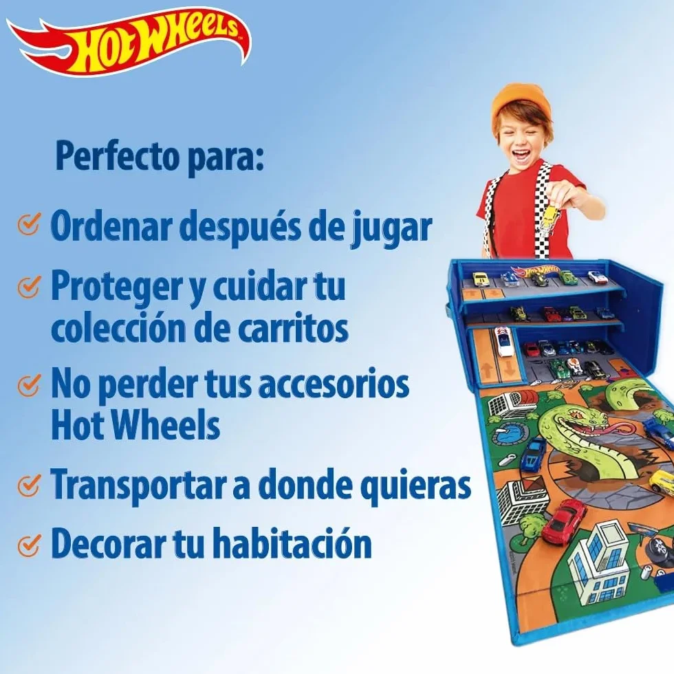Hot Wheels Flex Cube playmat Garage Storage