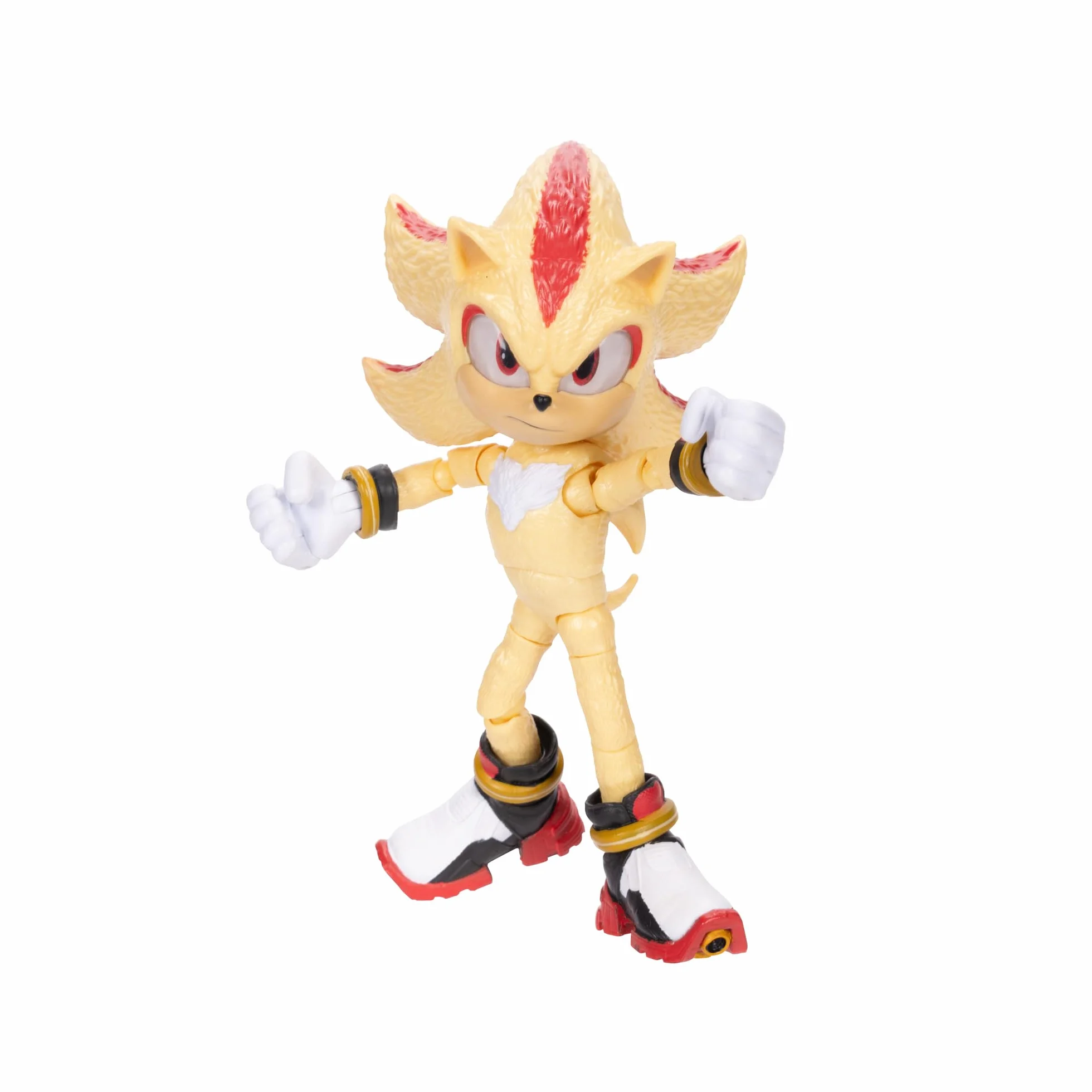 Sonic 3 The Movie Super Shadow Figurka z przegubami, oficjalna licencja, 12,5 cm, rzeczywiste szczegóły, figurki kolekcjonerskie, dla fanów, pomysł na prezent dla dzieci od 3 lat