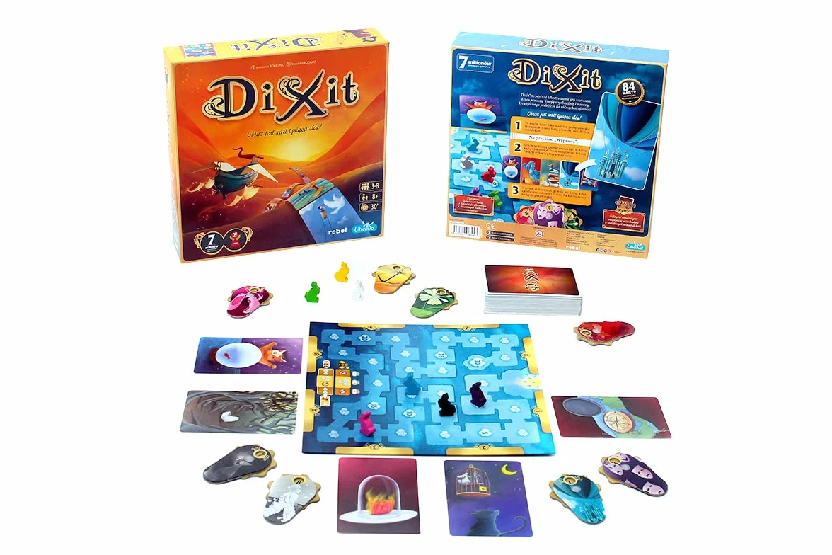 Rebel | Dixit (edycja polska) | Gra planszowa | Dla dzieci i dorosłych | Na imprezę | Rodzinna | Wiek 8+