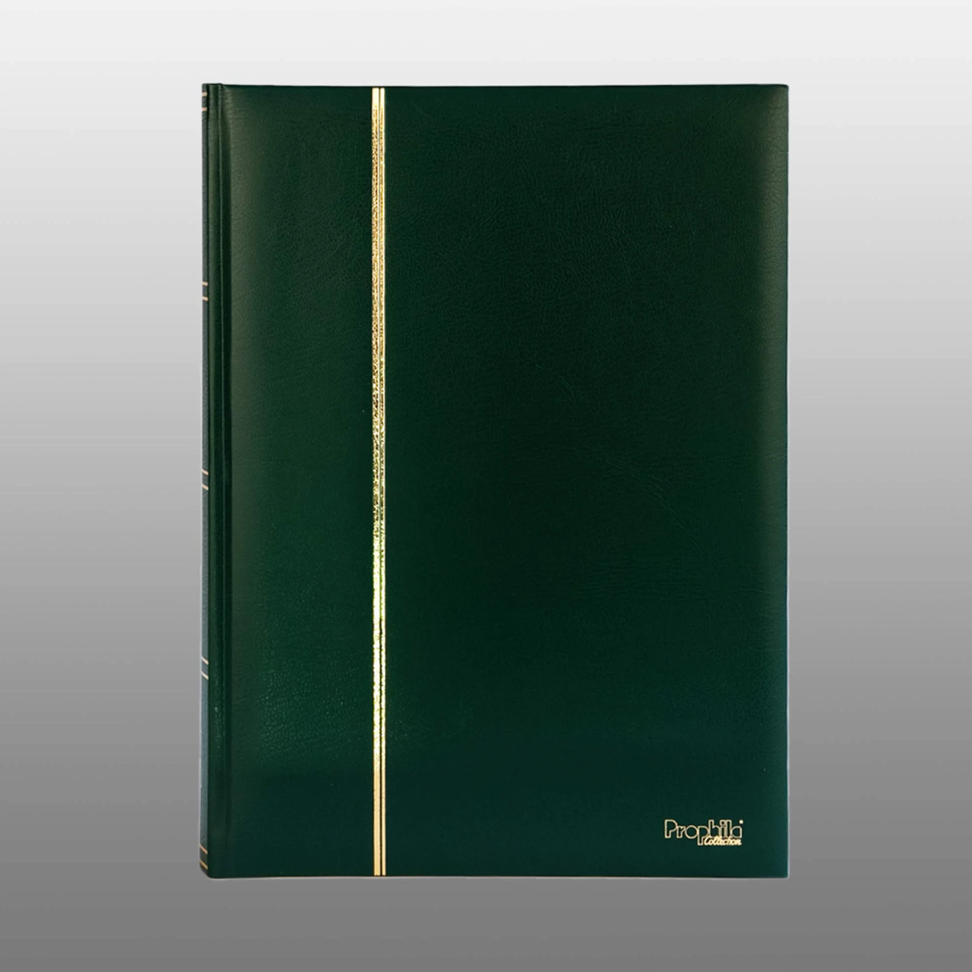 Prophila Latarnia morska Stockbook album na pieczątki 60 czarnych stron zielona okładka