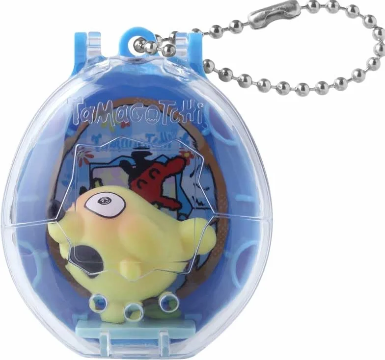 Tamagotchi Collectibles Series 1 Figurki czasowe na kupę, 1 z 6 postaci, z gablotą i naklejką, wiek od 6 lat