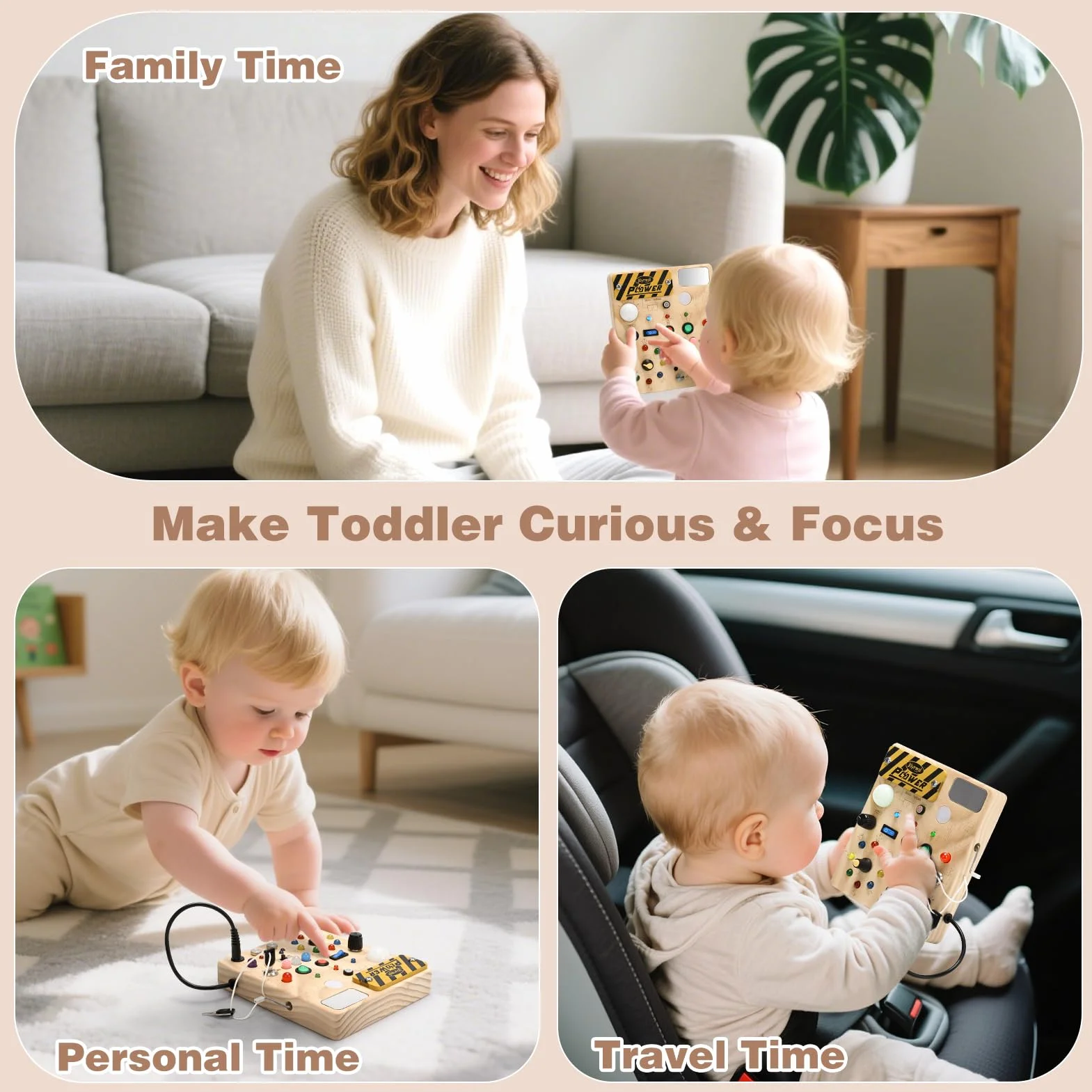 Montessori Busy Board 2 Year Old