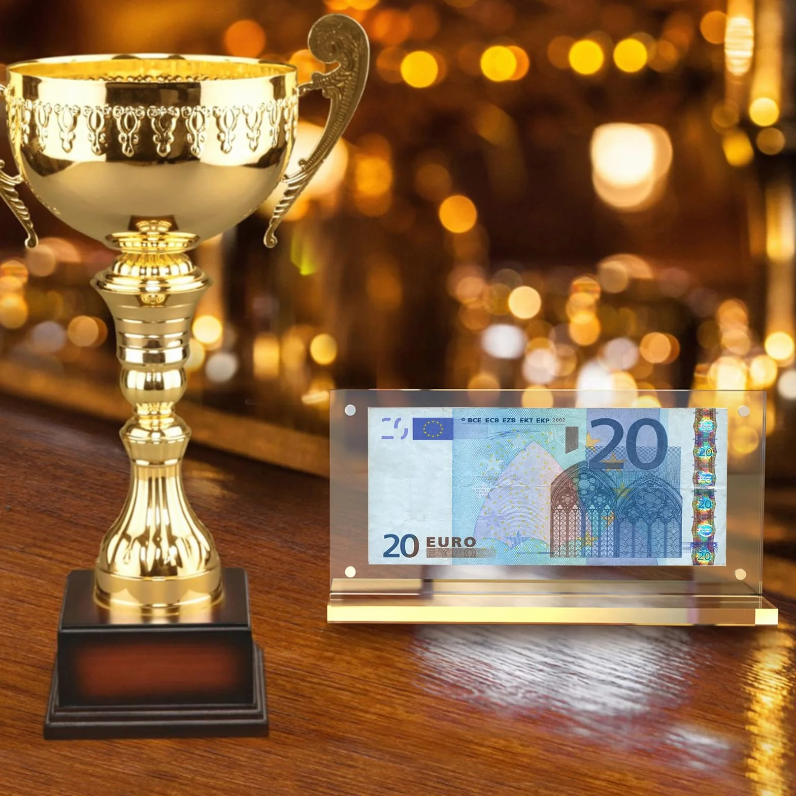 2 sztuki akrylowych banknotów do ekspozycji Euro Bill uchwyt na zdjęcia kolekcjonerów Clear Bill Frame Ticket Protector Stempel Akcesoria kolekcjonerskie