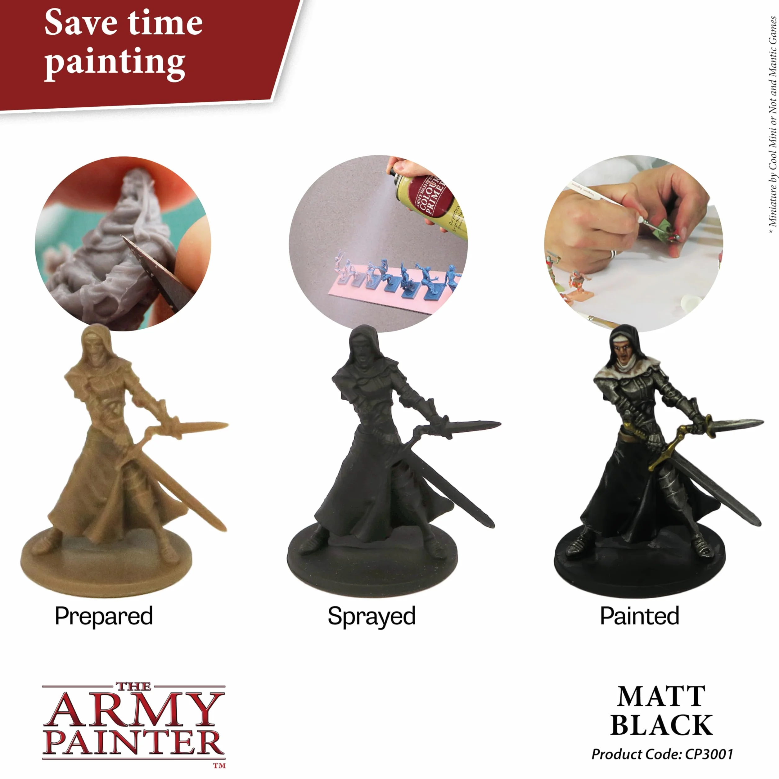 The Army Painter, Colour Primer Matt Black, 400 ml