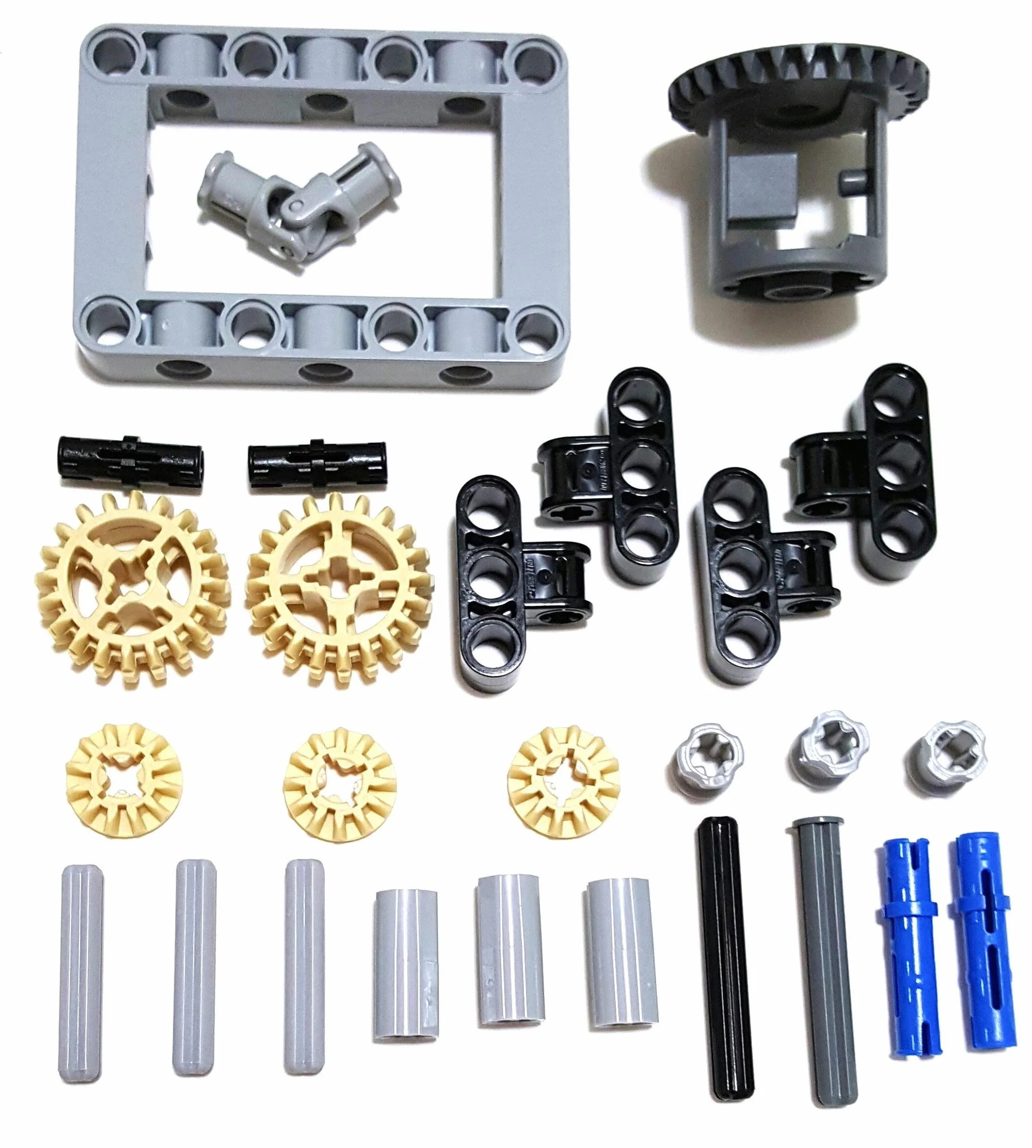 LEGO Technic Differential gear box kit (gears, pins, axles, connectors) 27 pieces