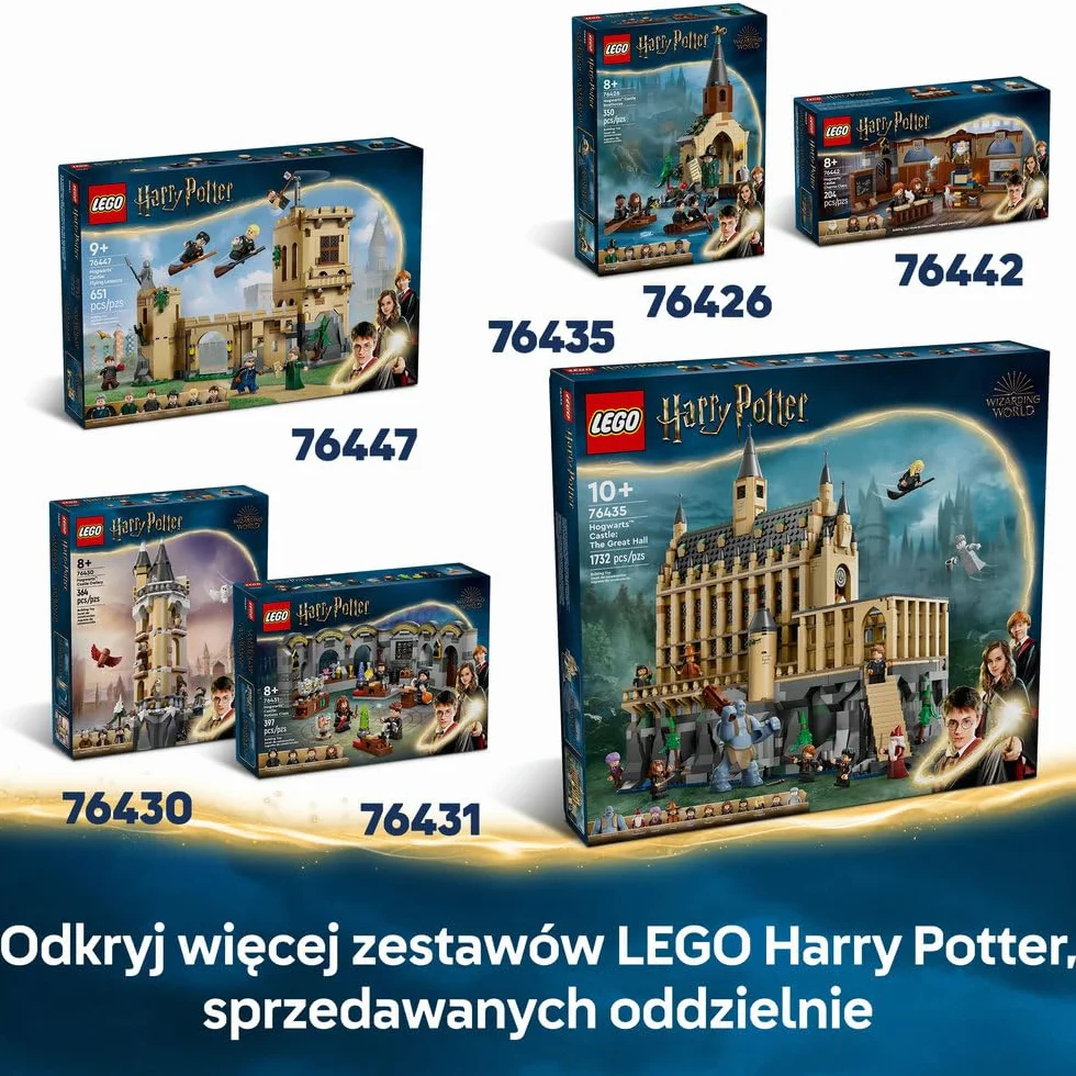 LEGO Harry Potter Przygoda na pokładzie Błędnego Rycerza 76446 model autobusu 5 postaci