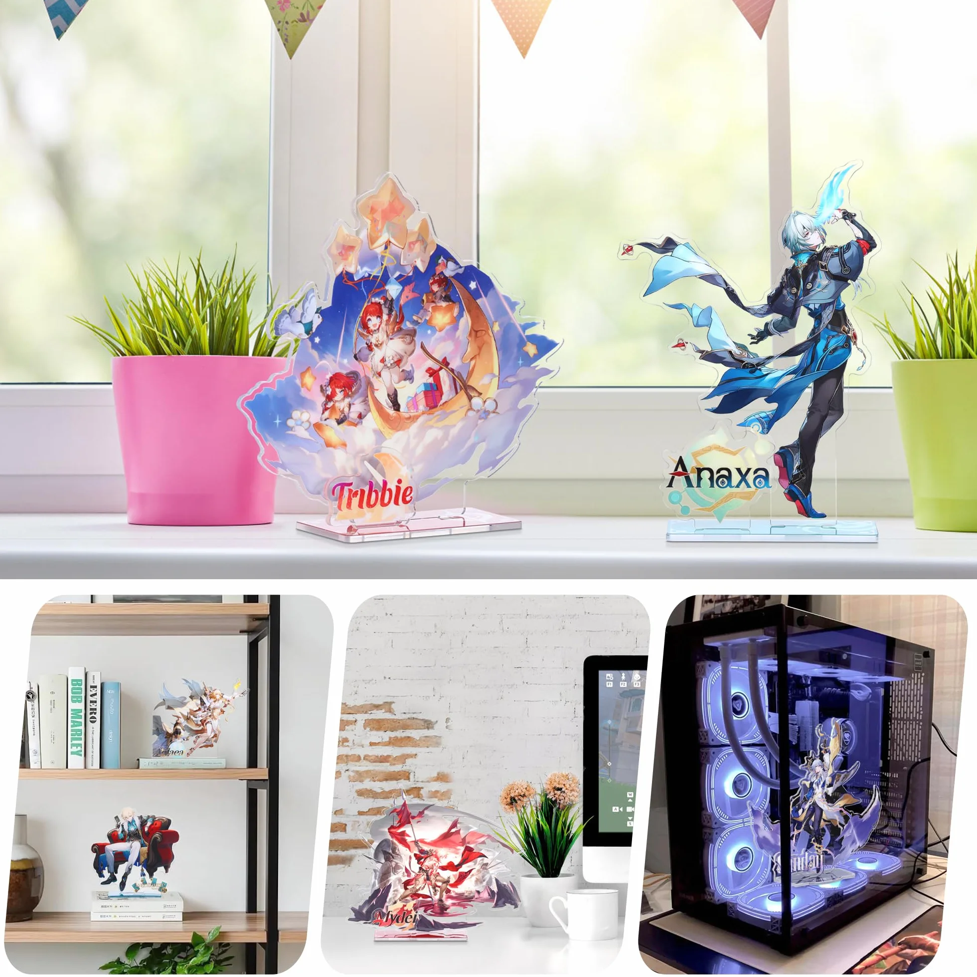 Duży stojak ekspozycyjny HD Honkai Star Rail - Kolekcjonerska akrylowa figura anime premium (Mydei)