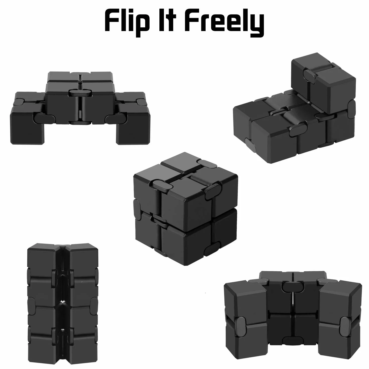 Funxim Infinity Cube, nieskończone zabawki w kształcie kostki, magiczne nieskończone zabawki dekompresyjne z nieskończoną kostką, zabijanie czasu zabawki fidget kostka łagodząca stres