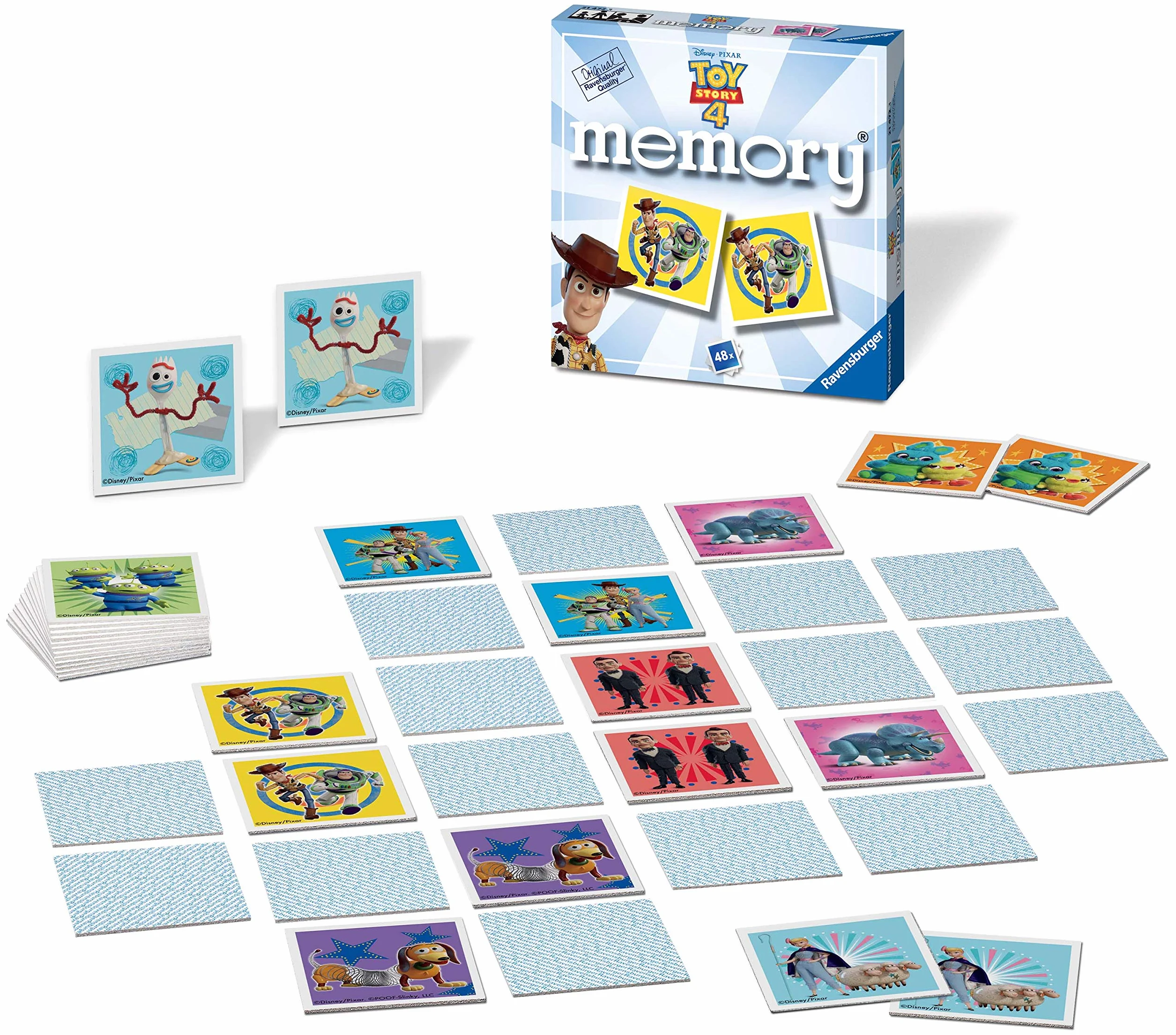 Ravensburger Disney Toy Story 4 mini zapamiętujące zapamiętywanie obrazu dla dzieci w wieku od 3 lat