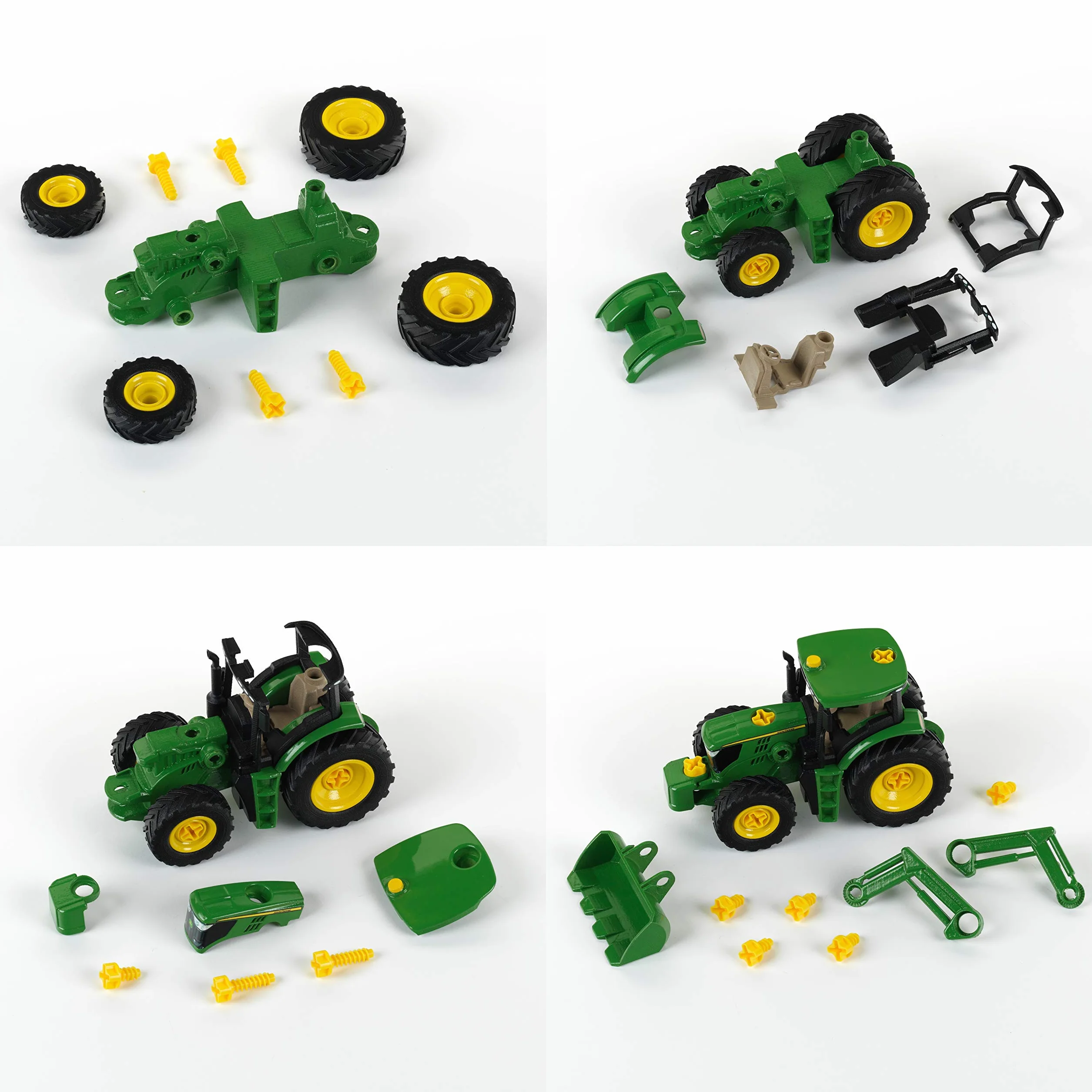 Theo Klein Traktor John Deere 3903 z ładowaczem przednim i przeciwwagą
