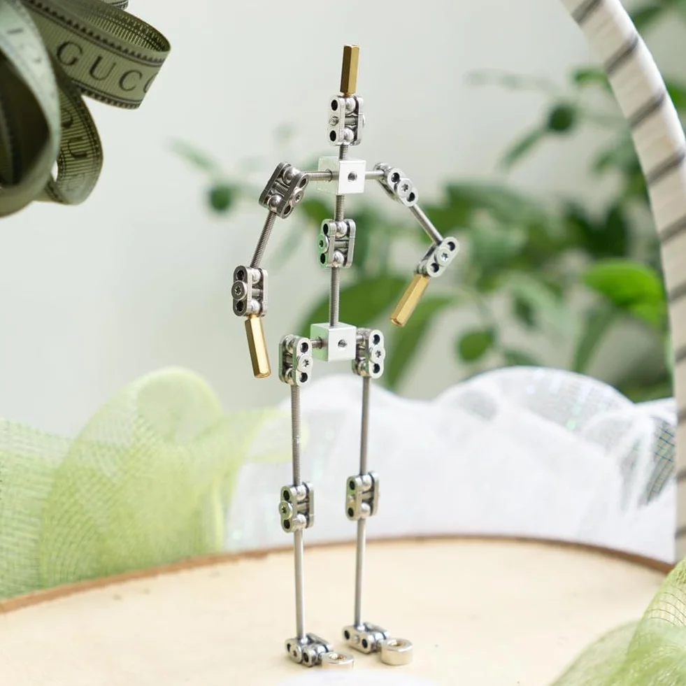 Armature Kit – szkielet lalki "zrób to " z metalu, łatwy montaż, animowane wzornictwo postaci, do animacji stop-motion