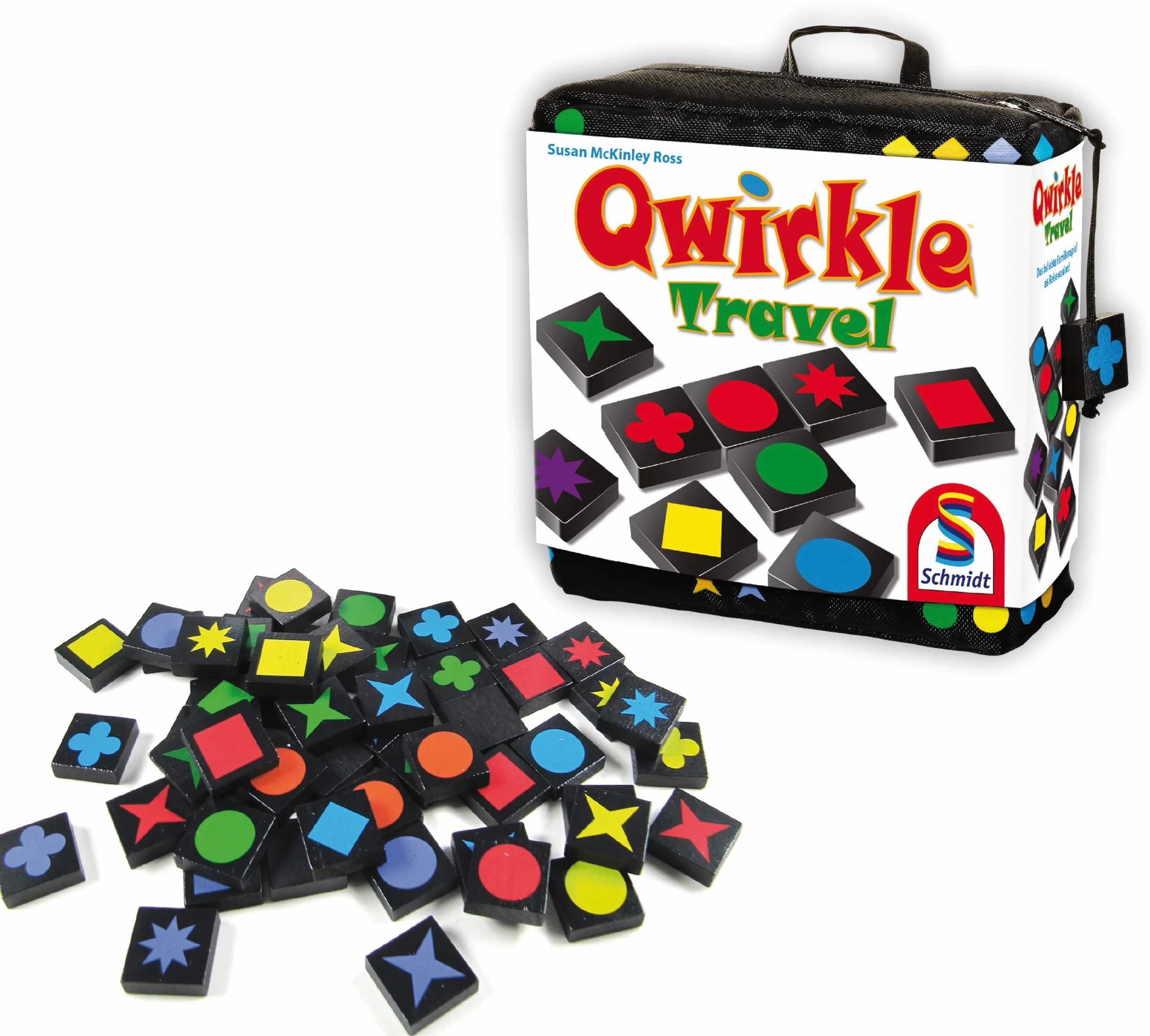Schmidt Spiele Travel Qwirkle SSP49270 Gra Wielokolorowy Od 6 Lat