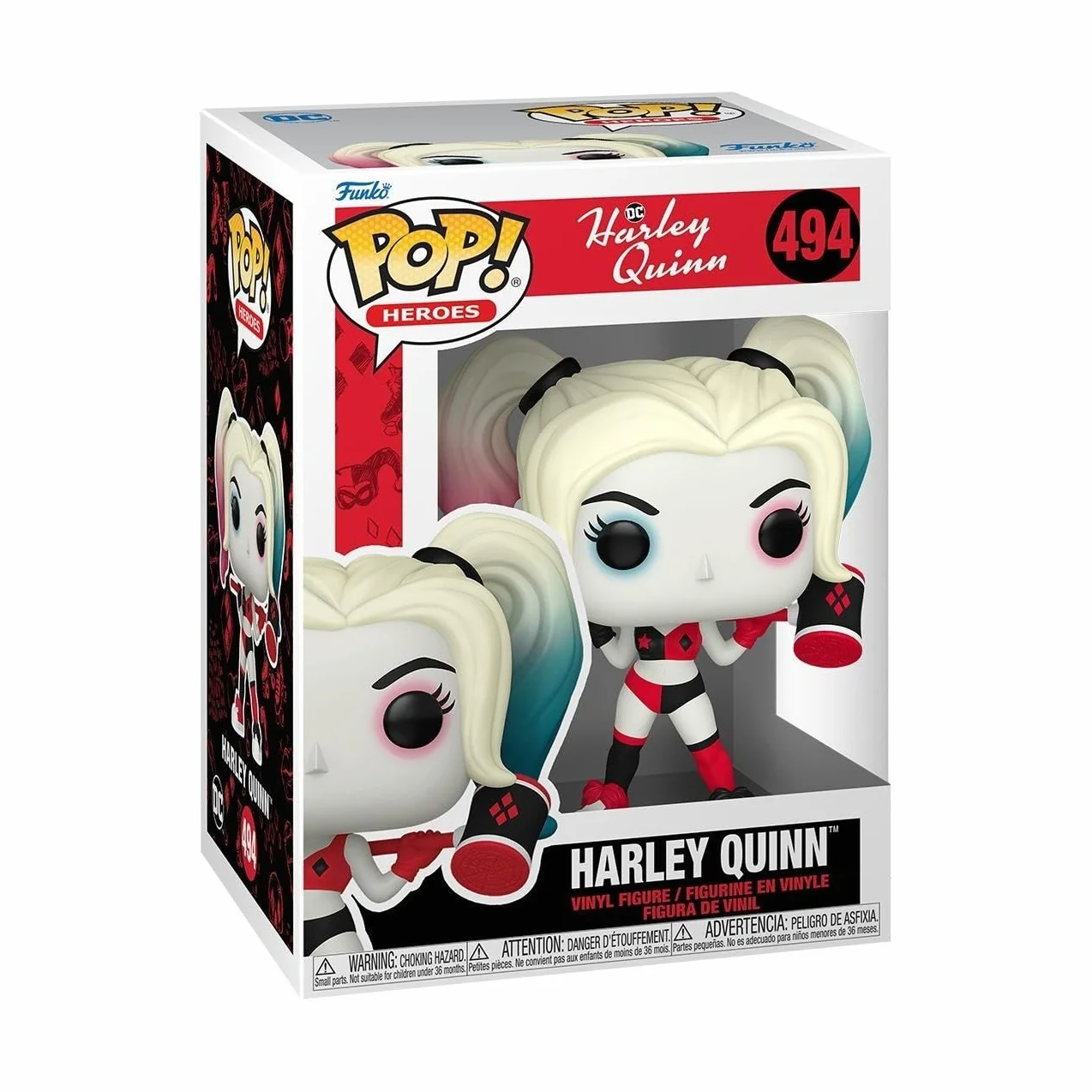 Funko POP! Heroes: Harley Quinn AS Quinn Animated Series - Harley Quinn - Kolekcjonerska figurka winylowa - Pomysł na prezent - Oficjalny towar - Zabawki dla dzieci i dorosłych - Fani telewizji