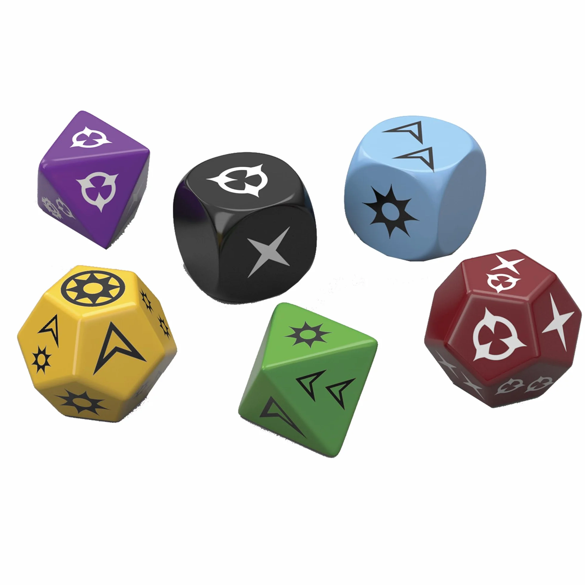 Edge, Genesys RPG: Zestaw kości do odgrywania ról, RPG wielokolorowy