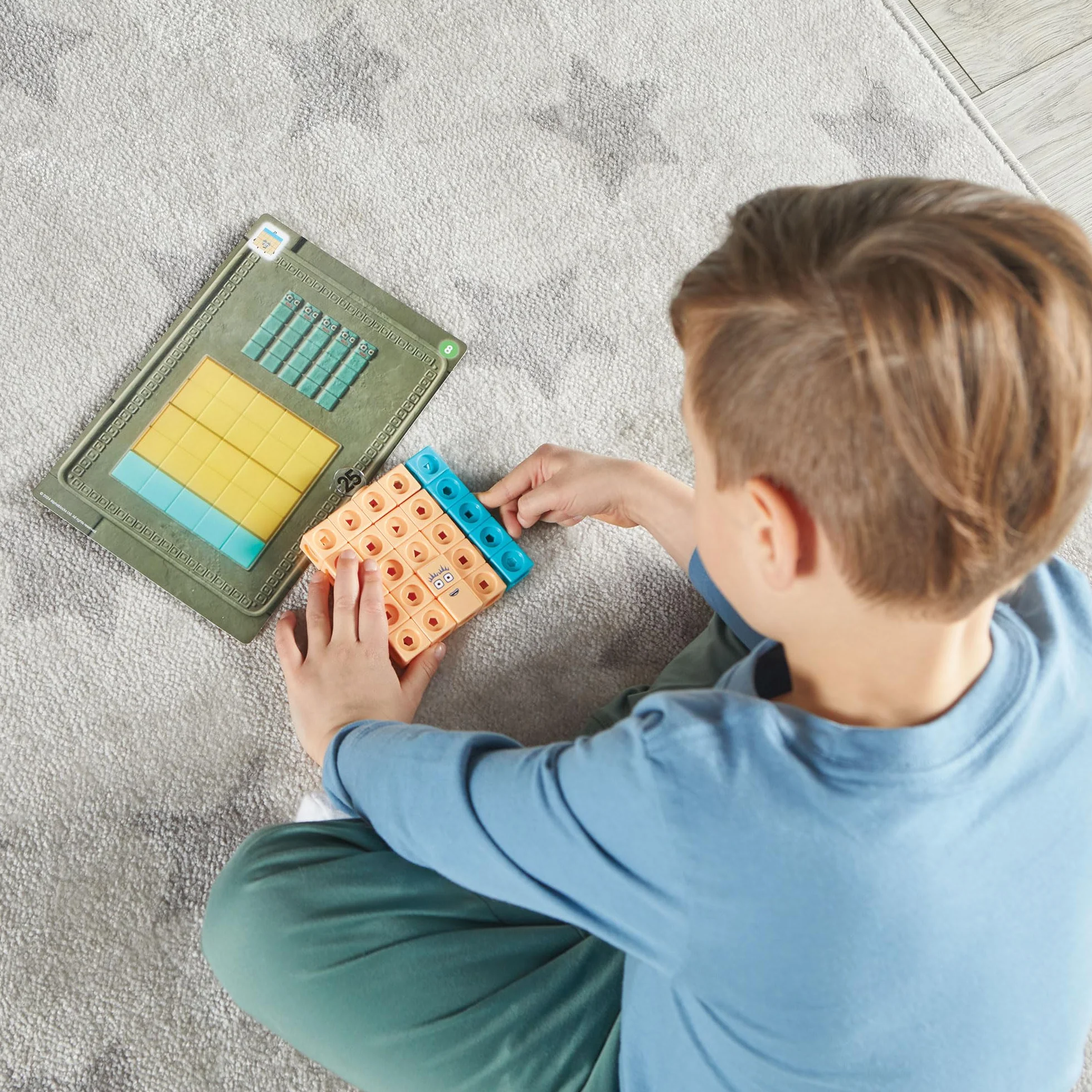 Learning Resources MathLink Cubes Numberblocks 21–30 Zestaw Aktywności, Zabawki dla Dzieci w Wieku 3 Lata, 20 Aktywności Powiązanych z Serialem TV, Zabawki Sensoryczne dla Autyzmu