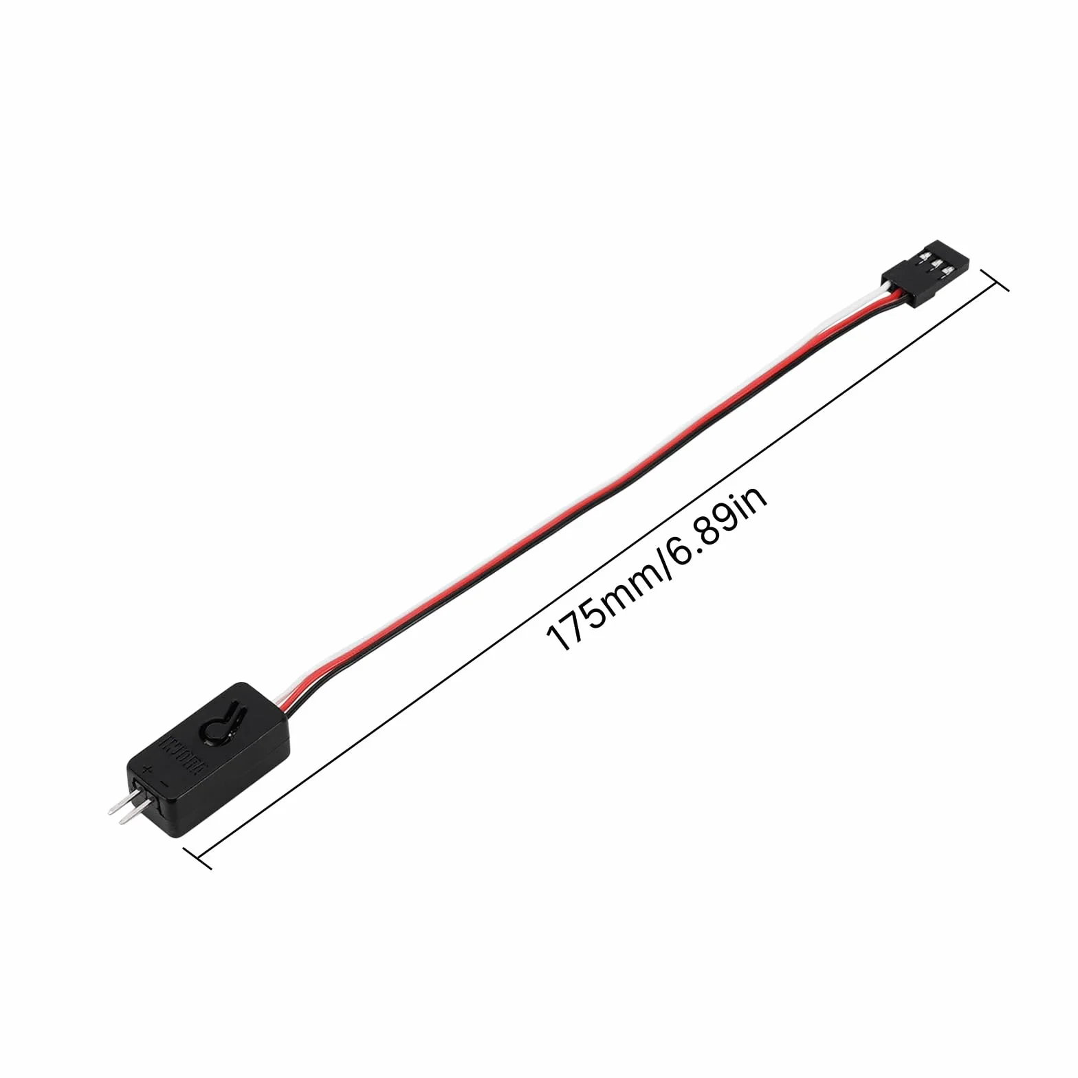 INJORA Okrągłe światła LED z kontrolerem do TRX4M SCX24 1/18 1/24 RC Crawler
