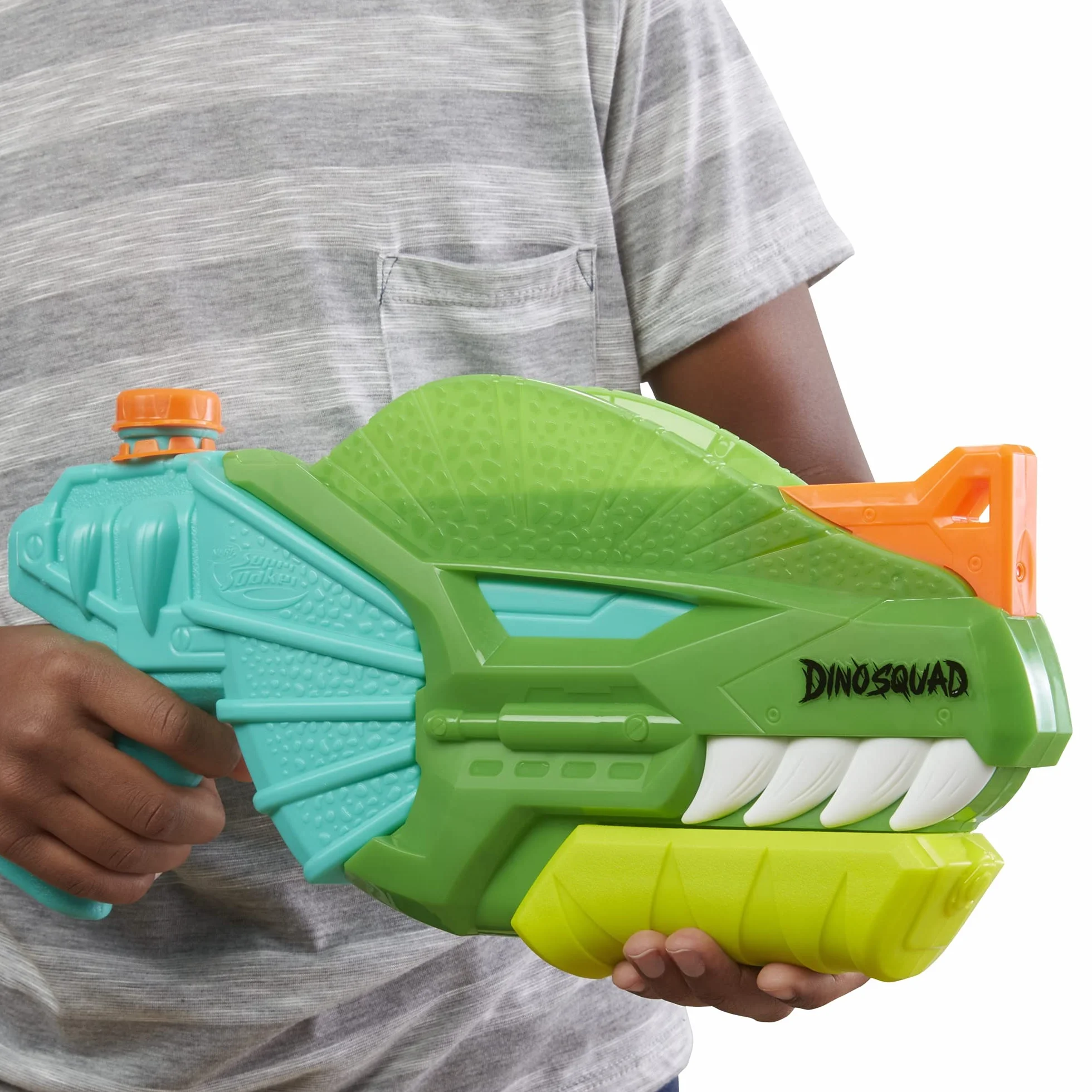 Nerf DinoSquad Dino-Soak Water Blaster SUPERSOAKER pompka do namaczania do gier wodnych na zewnątrz