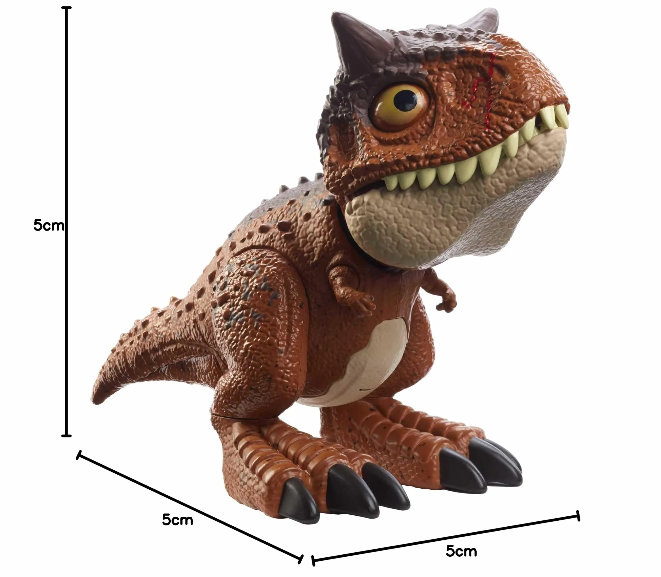 Jurassic World HBY85 - Atak ukąszenia Carnotaurus Toro Figurka akcji dinozaura, wiek 4+