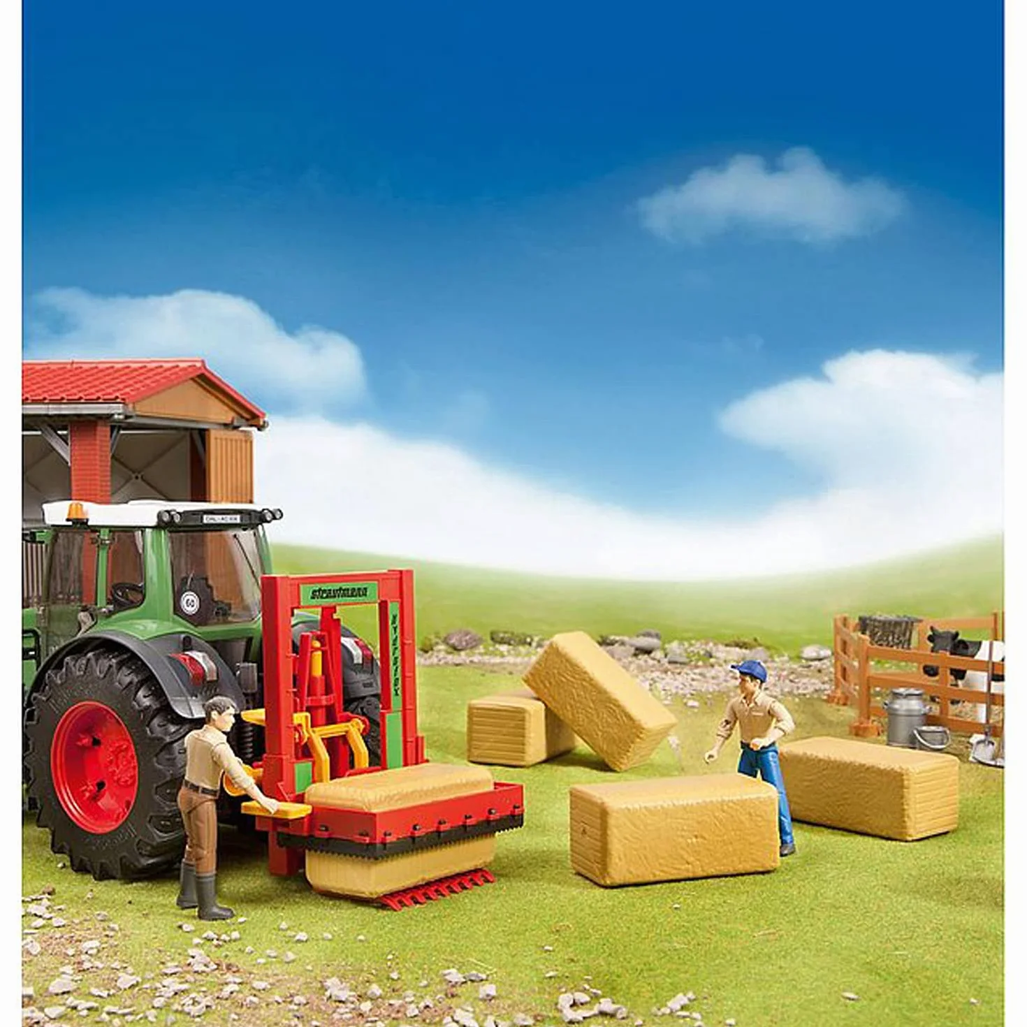 bruder 03041 - Fendt 936 Vario z ładowaczem czołowym - 1:16 Pojazdy, traktor, buldog, rolnictwo, farma, leśnictwo, bworld, przyczepa