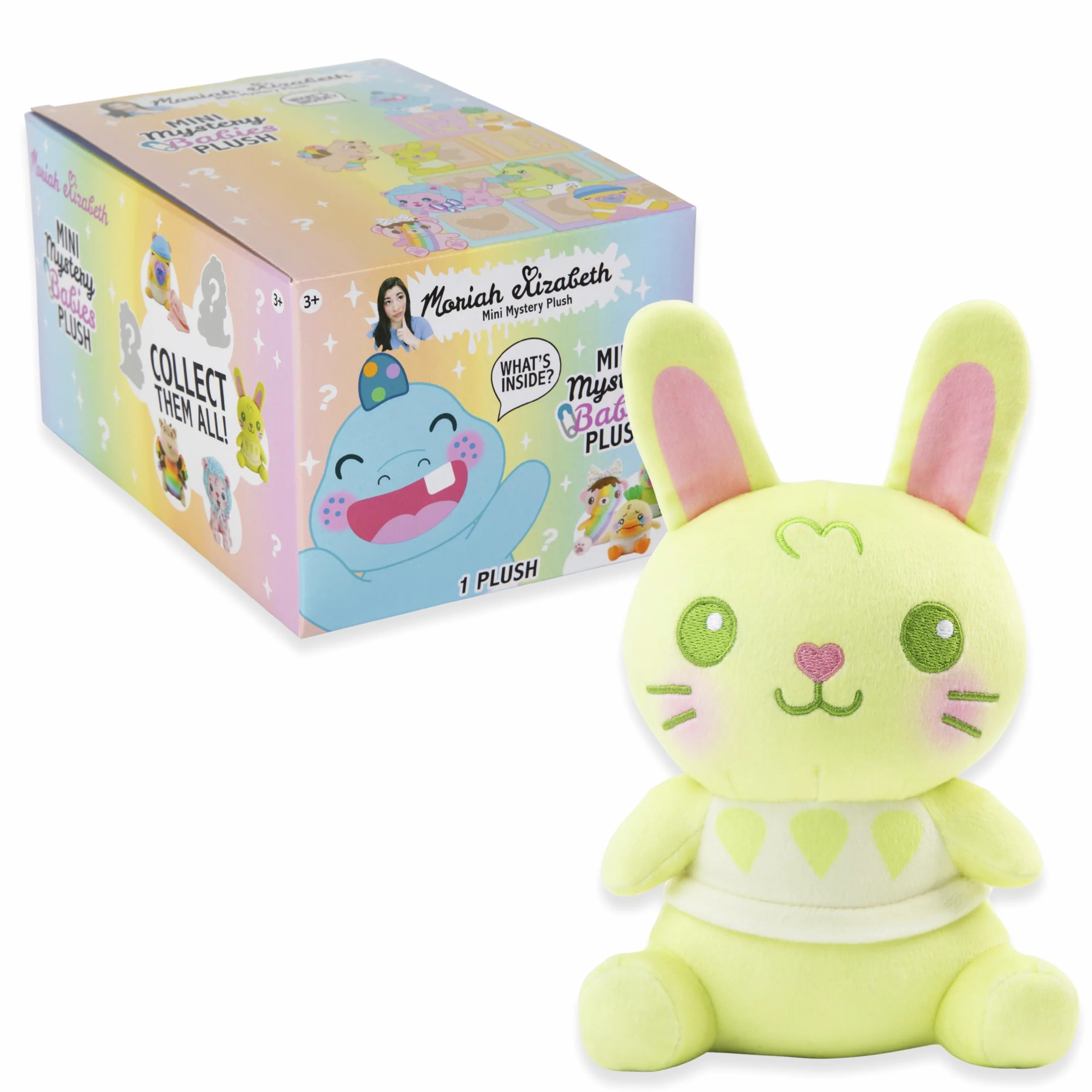 Moriah Elizabeth Mini tajemniczy plusz, seria 4, Baby Mystery Plush, YouTube Craft Channel, Blind Box, 1 z 8 możliwych, oficjalny produkt