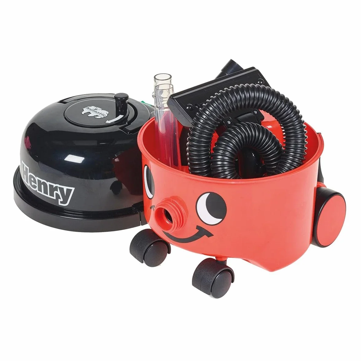 Casdon Henry Vacuum Cleaner. Toy Vacuum Cleaner For Children Aged 3+. Looks And Works Just Like The Real Thing Single(23.2 x 21.2 x 22.8 cm)