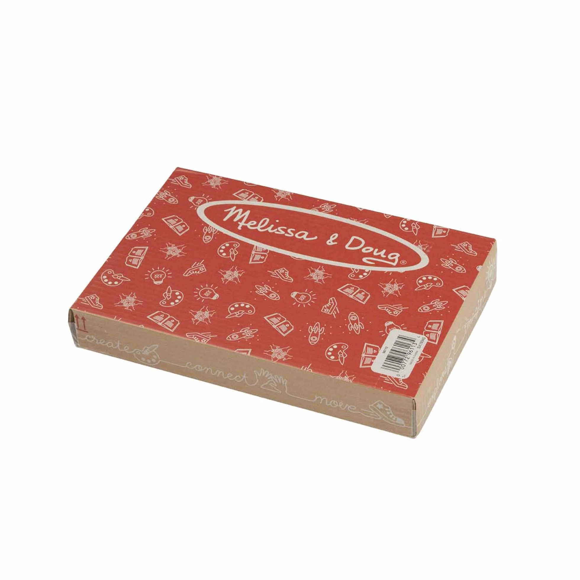 Melissa & Doug Bloki wzorów i deski o 120 kształtach z litego drewna (opakowanie wolne od fistracji)