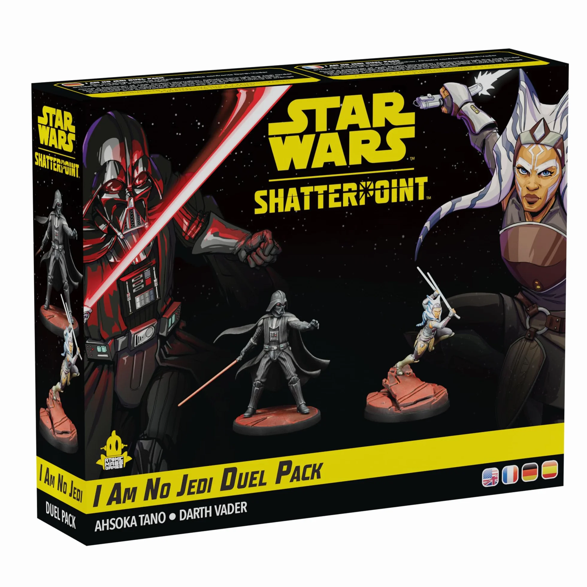 Atomic Mass Games Star Wars Shatterpoint I Am No Jedi Duel Pack Miniatures Expansion 2 Players 90 Minutes