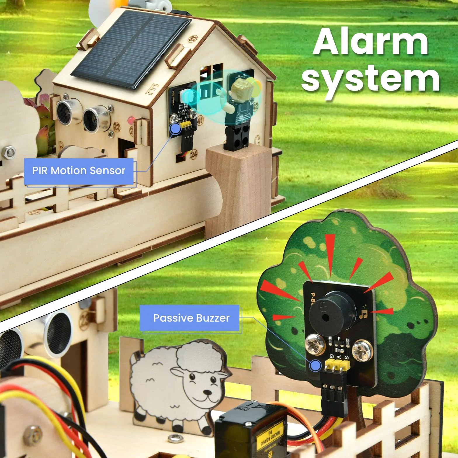 KEYESTUDIO ESP32 IoT Smart Farm Starter Kit for Arduino and Scratch Programming, DIY Sensor Kit