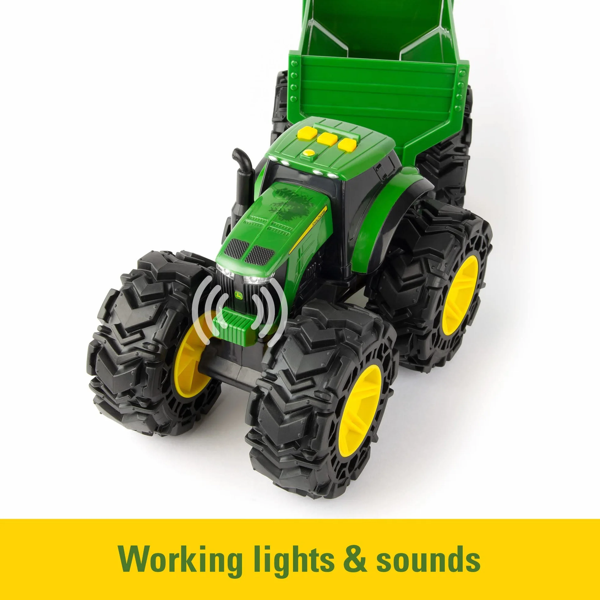 John Deere Traktor Z Przyczepą Zabawka, Wielokolorowy, Od 3 Lat