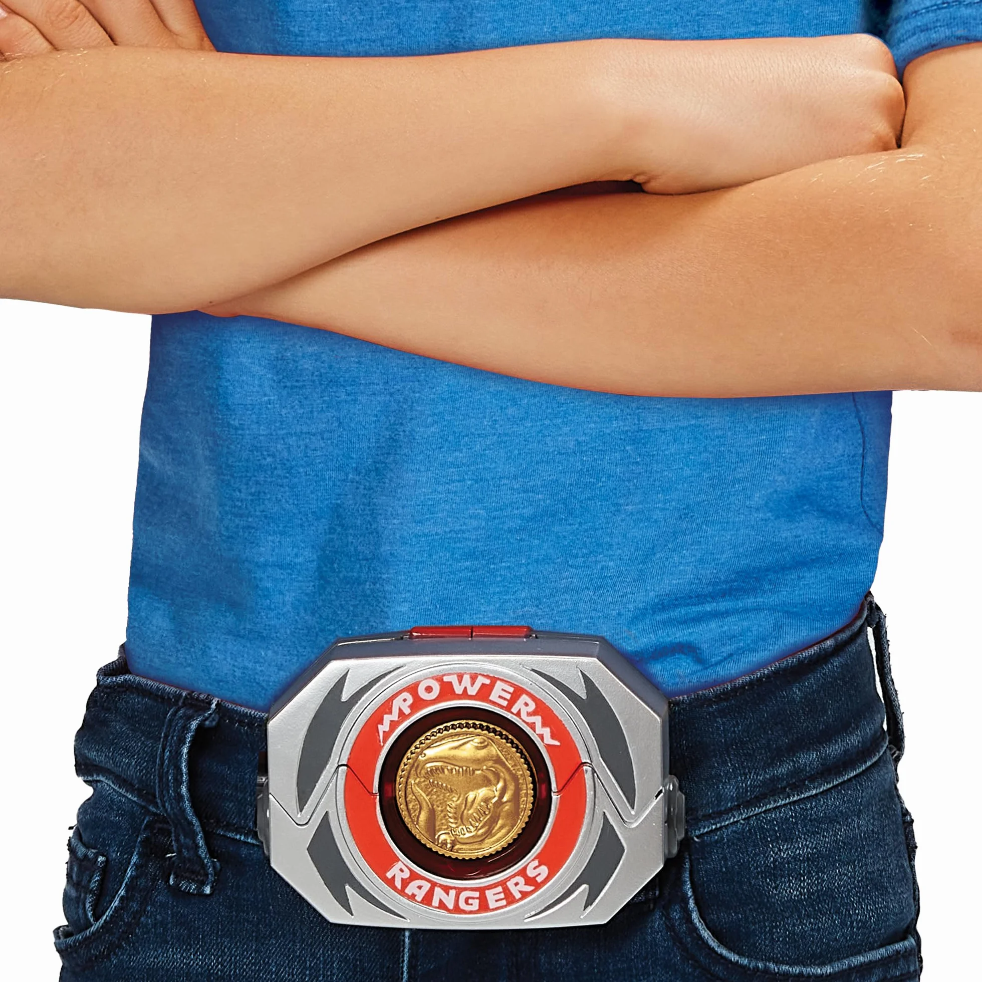 Power Rangers, Elektroniczny Power Morpher, funkcje dźwięku i oświetlenia, akcesoria w zestawie, dla dzieci od 4 lat, PWG02
