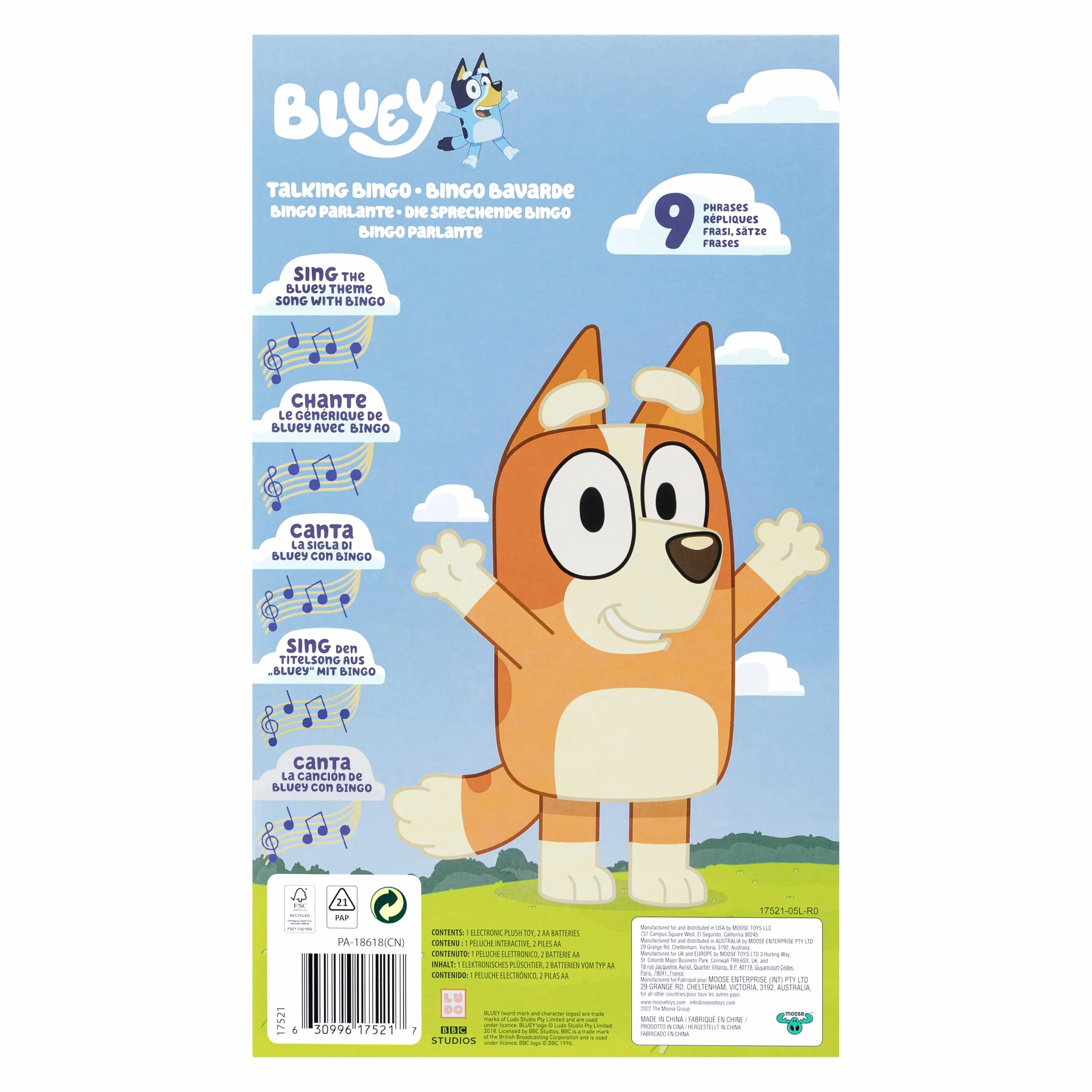 MOOSE TOYS LTD A2303701 Plusz, wielokolorowy