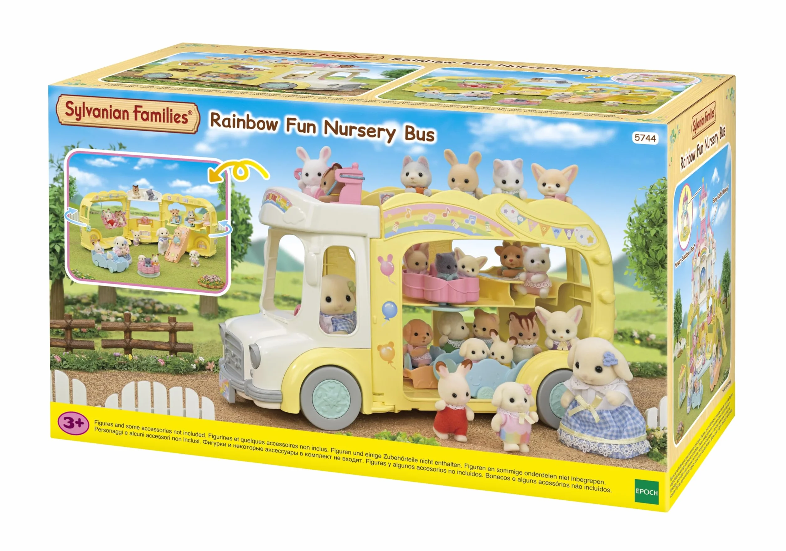 Sylvanian Families - 5744 Kolorowy Autobus - Zestaw do zabawy