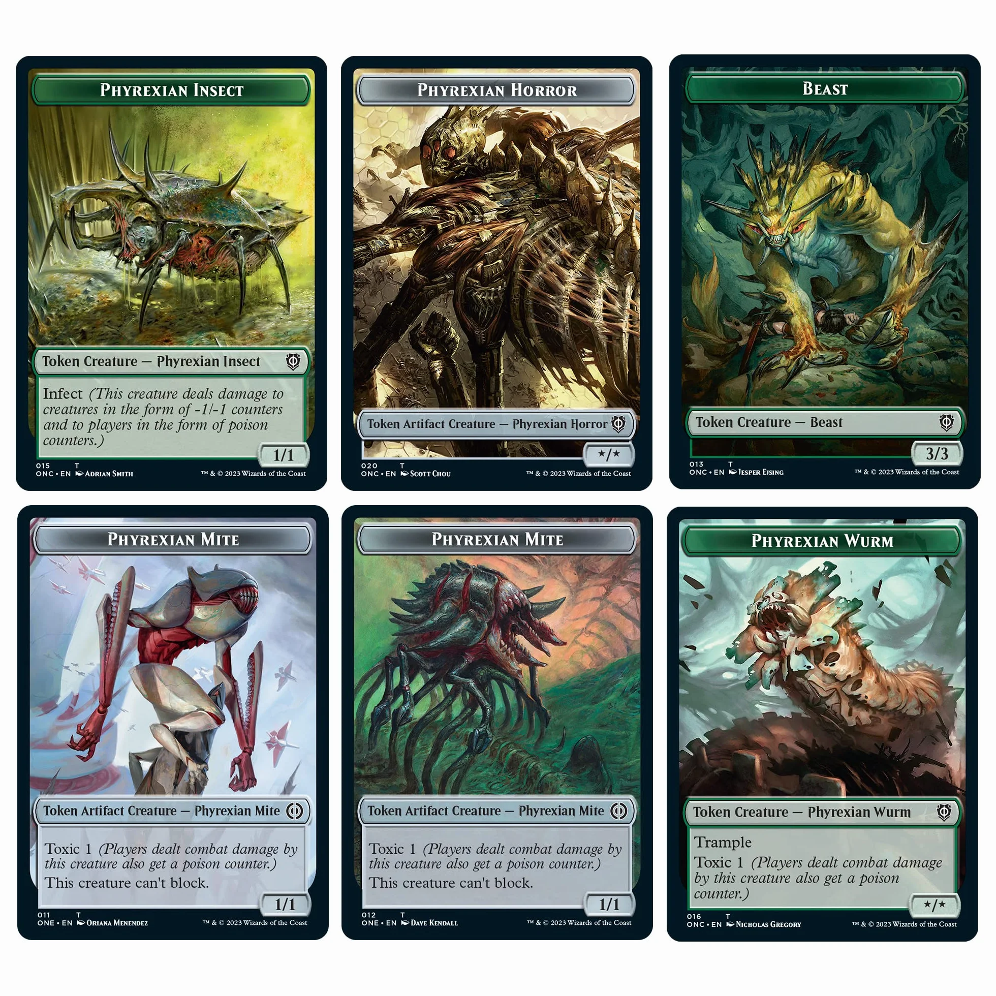 Magic The Gathering Phyrexia: All Will Be One Commander Deck - Pakiet próbek Corrupting Influence & Collector Booster