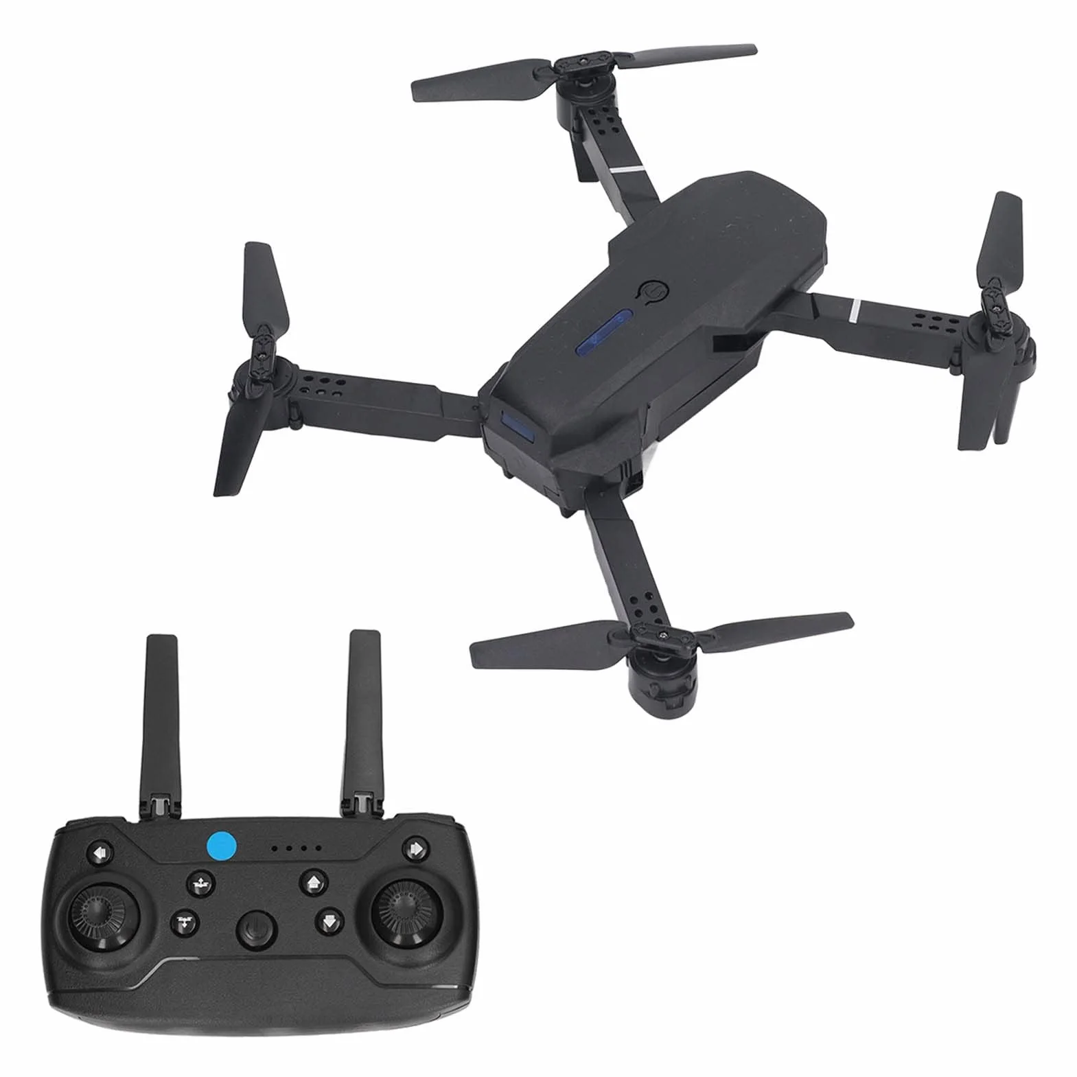 4-osiowy Dron RC z podwójną kamerą 4K HD dla Początkujących Dorosłych, Obracany w 3D Składany Quadcopter FPV RC z Unoszeniem się w Wysokim Położeniu, trajektorią Lotu, Połączeniem