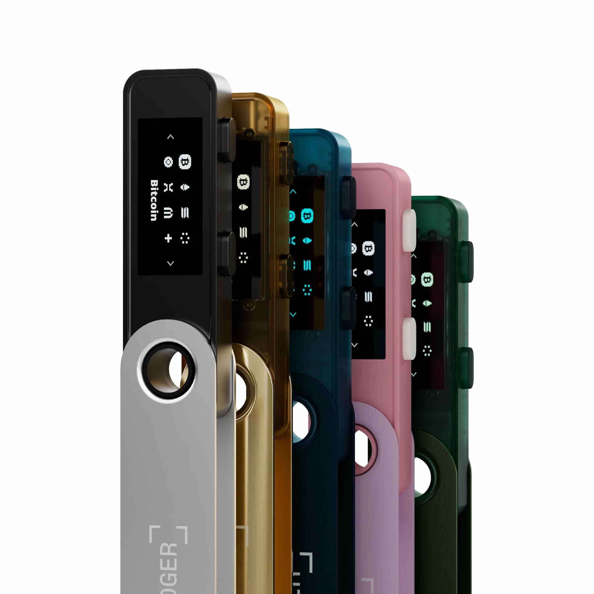 Ledger Nano S Plus — doskonały portfel sprzętowy klasy podstawowej do bezpiecznego zarządzania wszystkimi Twoimi krypto i NFT. (Szmaragdowa zieleń)